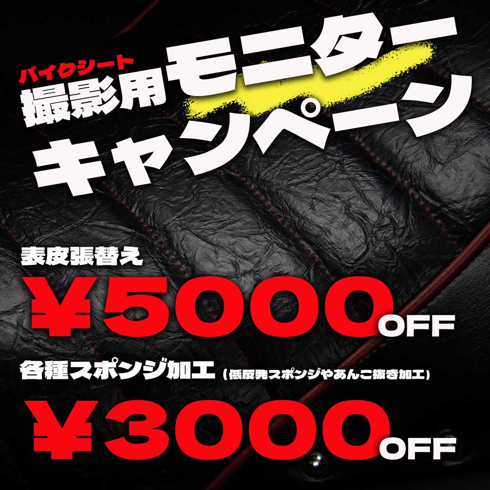 カスタムシートモニターキャンペーン